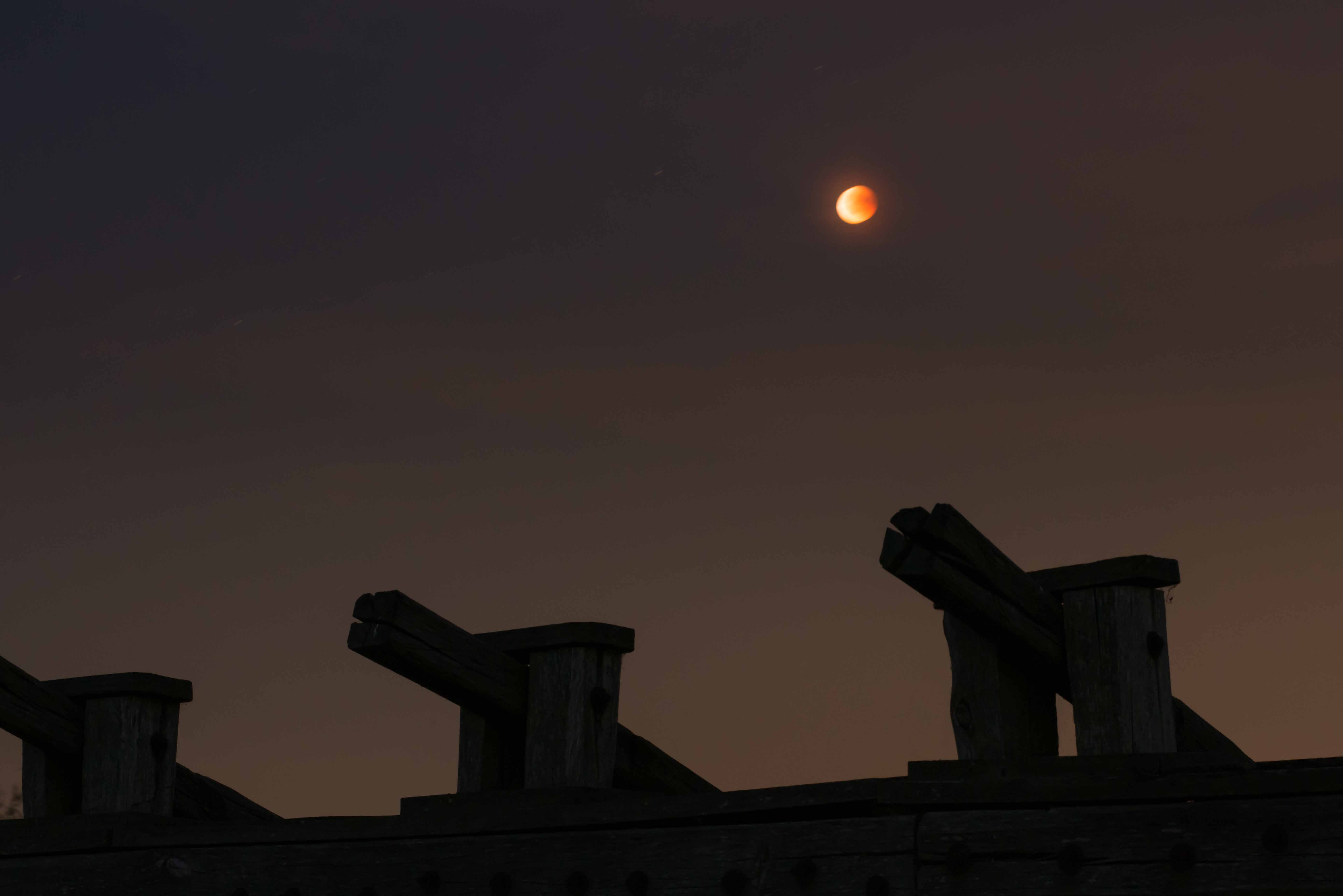 Palendijk maansverduistering